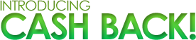 Introducing Cash Back!